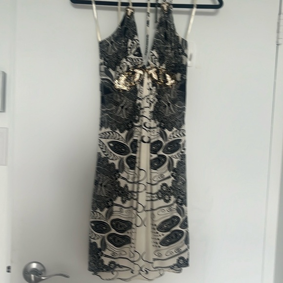 Sky Black and White Vintage, Mini Dress - Picture 1 of 2